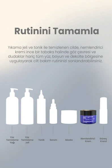 Gece Kremi %2 Hyaluronik Asit 50ml - Yaşlanma Karşıtı Yoğun Nemlendirici Dolgunlaştırıcı Vegan - 6