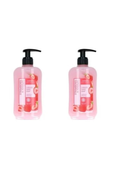 Watsons Sıvı El Sabunu, Çilek & Yoğurt - 500 ml X 2 Adet