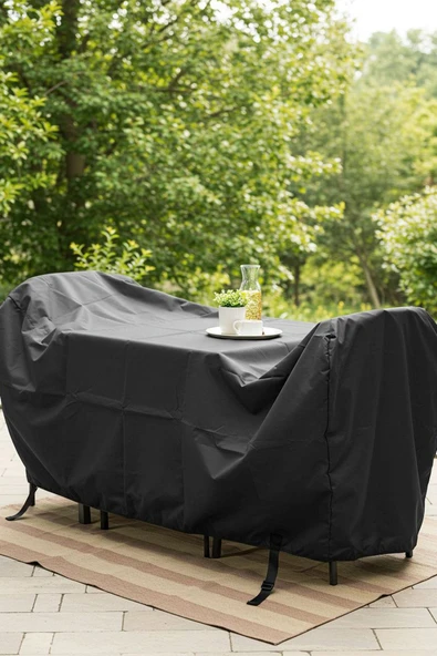 size ne lazım Paraşüt Kumaş Su Güneş Geçirmez Kolay Kullanım Hafif Bahçe Mobilya Koruma Kılıfı 250cmx290cmx90cm - Resim 3