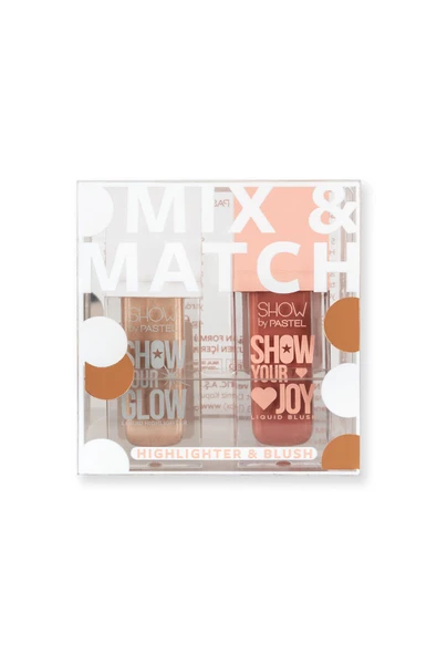 Show by Pastel Mix & Match Glow Liquid Highlighter 72 & Joy Liquid Blush 53