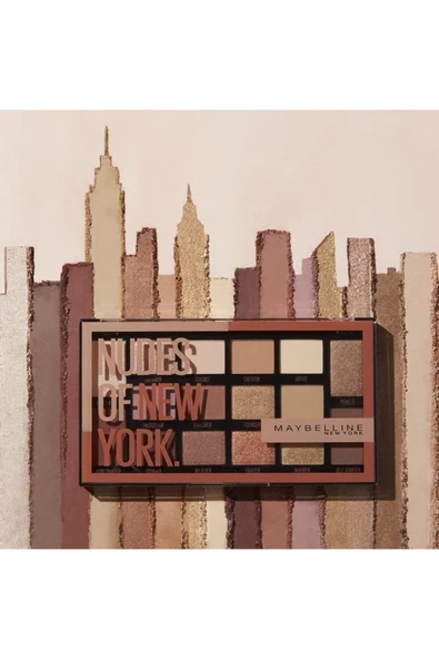 Maybelline New York Göz Farı Paleti - Nudes Of New York Far Eye Palette - 8