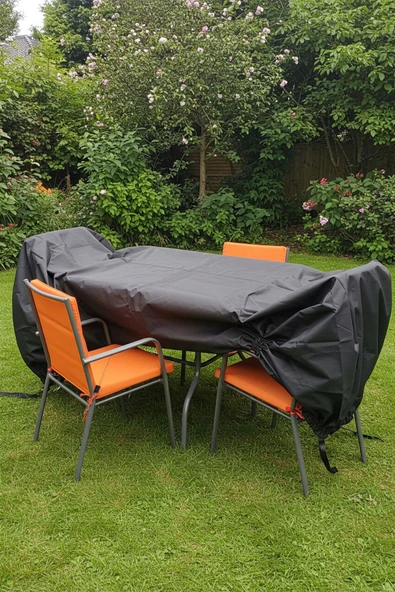 size ne lazım Paraşüt Kumaş Su Güneş Geçirmez Kolay Kullanım Hafif Bahçe Mobilya Koruma Kılıfı 290cmx300cmx90cm - Resim 3