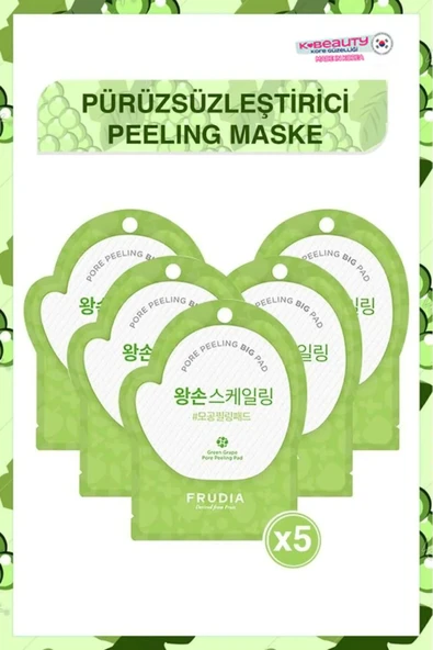 FRUDIA Green Grape Gözenek Kontrol Pore Peeling Pedi 5 Adet
