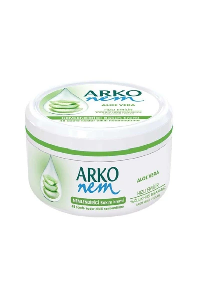 Arko Nem, Aloe Vera, Değerli Yağlar, Nemlendirici El ve Vücut Bakım Kremi - 300 ml