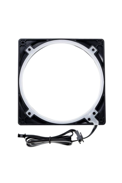 Halos Digital Rgb Led Gaming Oyuncu Fan Çerçevesi, 140mm - Siyah - 4