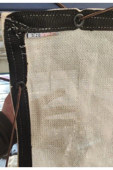 size ne lazım Krem Gölgelik File %95 Sıklık 140 gr M² 1 X 4 M - Resim 3