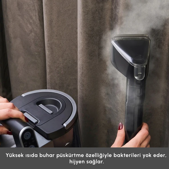 Karaca Vantuz Deepclean Buharlı Halı ve Koltuk Yıkama Makinesi Antrasit - 11