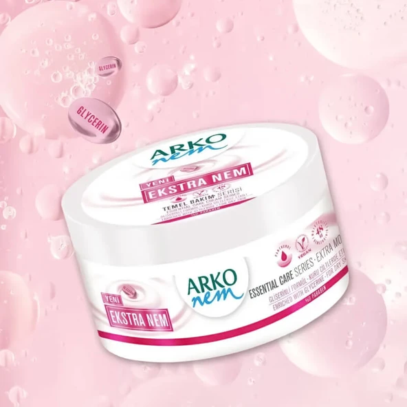 Arko Nem, Extra Nemlendirici, Değerli Yağlar, El ve Vücut Bakım Kremi - 250 ml x 2 Adet - Resim 3