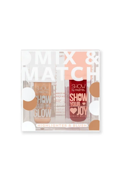 Show by Pastel Pastel Show By Mix & Match Glow Liquid Highlighter 72 & Joy Liquid Blush 55