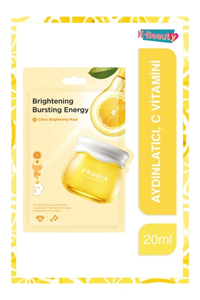 FRUDIA , Citrus, Aydınlatıcı Yüz Maskesi - 10 Adet - 2