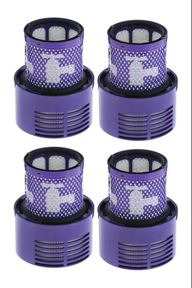 Dyson V10 Total Clean Serisi Uyumlu 4 Adet Yıkanabilir Filtre - 2