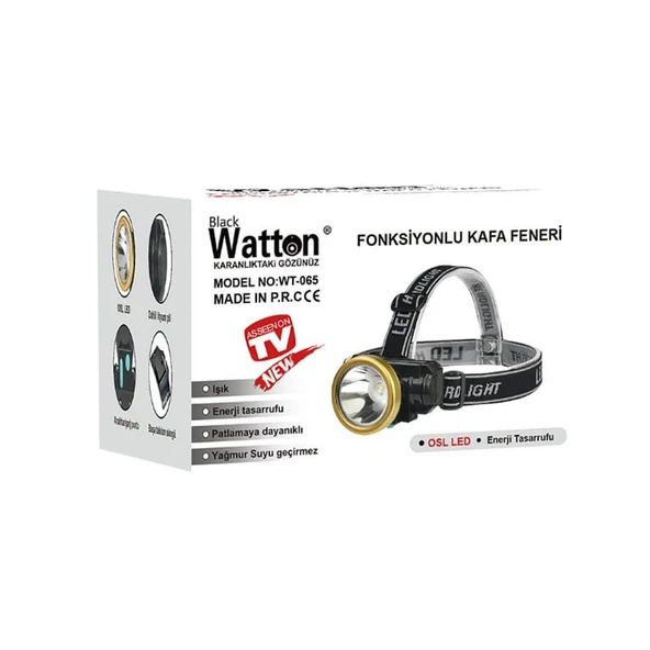ŞARJLI BARET LAMBASI OSL LED WATTON WT-065 - 4