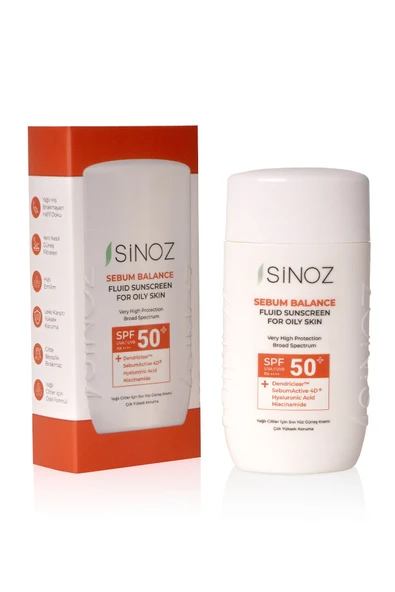 SİNOZ SPF50+ Yağlı Ciltler İçin Sıvı Yüz Güneş Kremi 50ml-Yeni Nesil Güneş Filtreleri Hibrit Formül PA++++ - 5