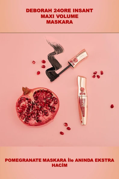 Deborah 24ore Instant Maskara Maxi Volume Pomegranate - 3