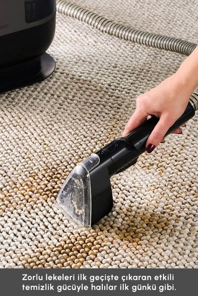 Karaca Vantuz Deepclean Buharlı Halı ve Koltuk Yıkama Makinesi Antrasit - 5