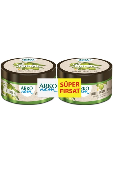 ARKO Nem Değerli Yağlar Zeytinyağlı Nemlendirici Krem 250 Ml 2 Adet - 2