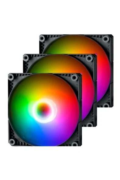 Sk 120mm Drgb Gaming Oyuncu Bilgisayar Kasa Fanı - 3' Lü Set