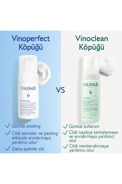 Caudalie Vinoperfect Işıltı Verici Mikro Peeling Temizleme Köpüğü 50 ml - 6