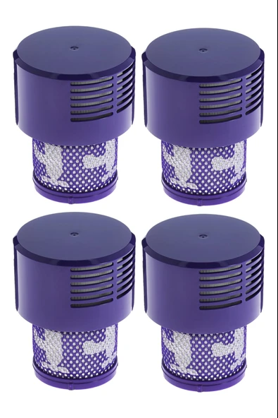 Dyson V10 Total Clean Serisi Uyumlu 4 Adet Yıkanabilir Filtre