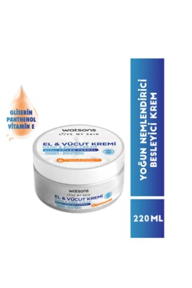 Watsons El Ve Vücut Kremi 220 ml