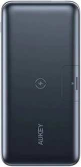 Aukey UsbA&Type-C Çıkışlı Wireless Kablosuz Süper Şarj 10000mAh Powerbank Siyah PB-WL02 - 2