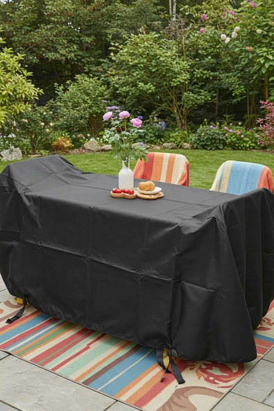 size ne lazım Paraşüt Kumaş Su Güneş Geçirmez Kolay Kullanım Hafif Bahçe Mobilya Koruma Kılıfı 145cmx300cmx90cm - Resim 6