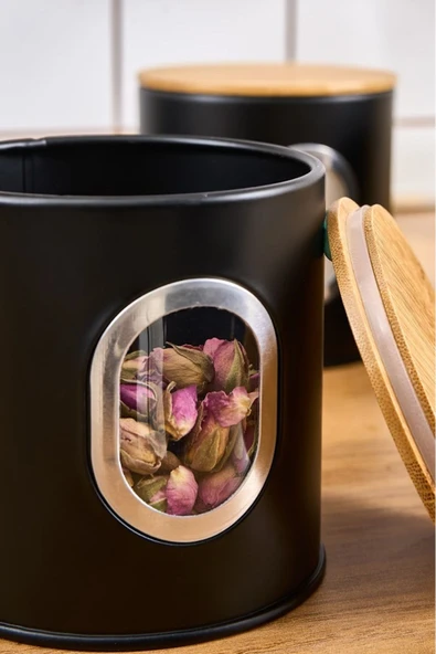 Karaca Premium Ekmek Kutusu-Saklama Kabı Hediyeli Siyah - Resim 6