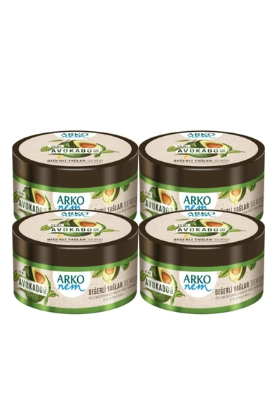 ARKO Nem Krem Değerli Yağlar Avakado 250 Ml X 4 Adet