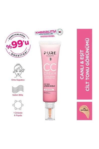 Spf50 Aydınlık Verici Cc Cream 30 ml