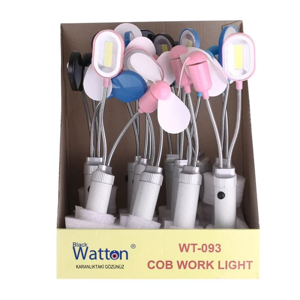 Pervane ve Mıknatıslı Masa Lambası Watton Wt-093 - 3