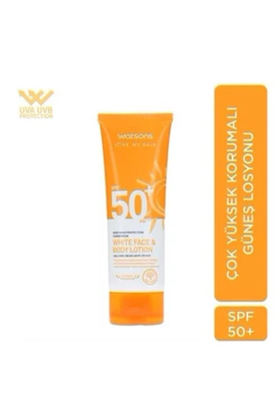 Watsons Çok Yüksek Korumalı Yüz Ve Vücut Losyonu Spf50 100 ml