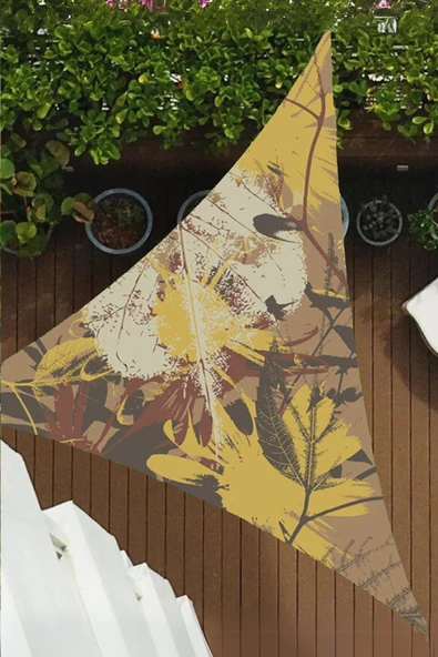 size ne lazım Vintage Desen Üçgen Oxford Su İtici Kumaş Dekoratif Gölgelik ürün görseli