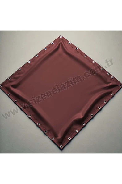 size ne lazım 80cm x 9m  Bordo PVC Su Geçirmez Balkon Demiri Korkuluk Çit Branda - 6