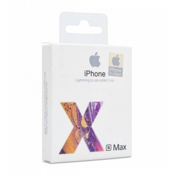 %100 Orijinal Apple İphone XS, XS Max Şarj ve Data Kablosu 1 Metre