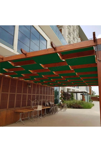 size ne lazım 70cm x 6m Yeşil Su Geçirmez Dekoratif Gölgelik Battı Çıktı ürün görseli