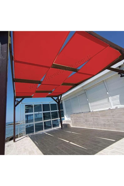 size ne lazım 50cm x 3m Kiremit Su Geçirmez Dekoratif Gölgelik Battı Çıktı - 3