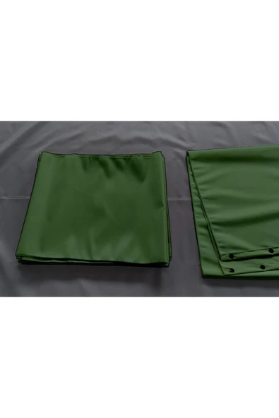 size ne lazım Yeşil Su Geçirmez Oxford Kumaş Dekoratif Gölgelik 0.5m X 14m - Resim 5