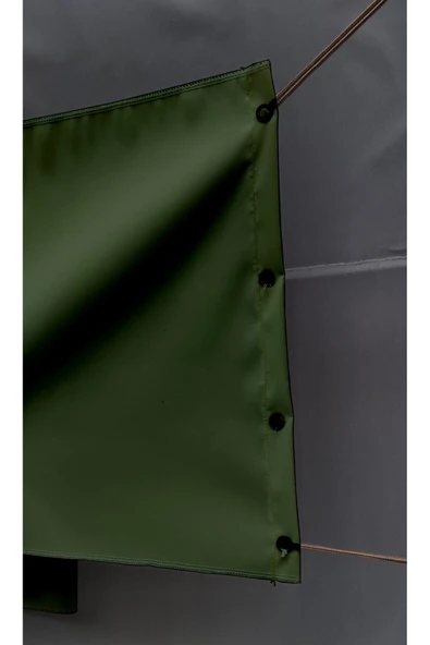 size ne lazım Yeşil Su Geçirmez Oxford Kumaş Dekoratif Gölgelik 0.5m X 19m - Resim 4