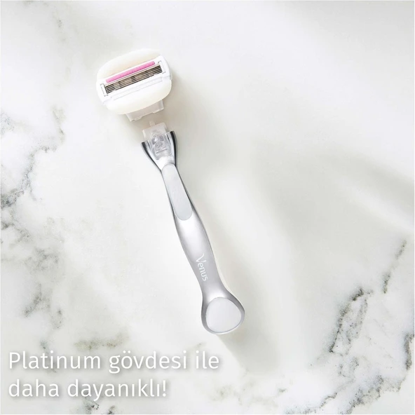 Gillette Venus Comfortglide Sugarberry + 2 Adet Yedek Başlık + Çanta 8700216534383 - 5