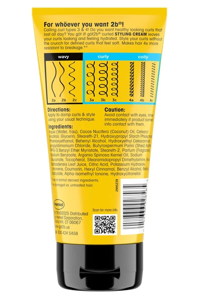 GOT2B Curled Şekillendirici Saç Kremi 170GR - 2