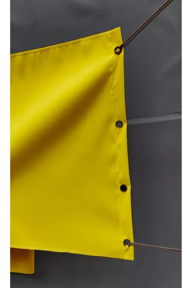 size ne lazım Sarı Su Geçirmez Oxford Kumaş Dekoratif Gölgelik 0.5m X 9m - Resim 3