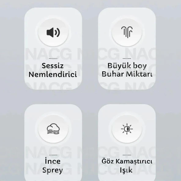 H2O Humidifier 400 Ml Taşınabilir Hava Nemlendirici Buhar Makinesi Ve Aroma Difüzörü - 5