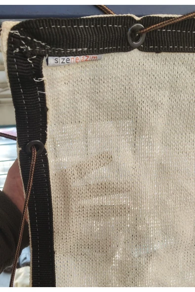 size ne lazım Krem Gölgelik File %95 Sıklık 140 gr M² 3 X 17 M - Resim 3