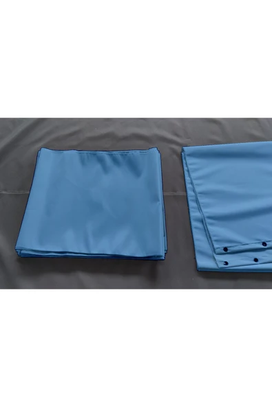 size ne lazım Mavi Su Geçirmez Oxford Kumaş Dekoratif Gölgelik 0.5m X 12m - Resim 4