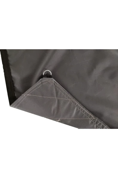 size ne lazım Gri Üçgen Gölgelik Oxford Kumaş 190gr M² 4.40 X 4.40 X 6.20 M - Resim 4