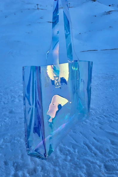 size ne lazım Hologram Şeffaf Su Geçirmez Çanta - Resim 3