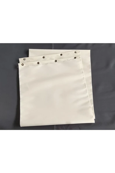 size ne lazım Krem Renk Dekoratif Su Geçirmez Oxford Kumaş Gölgelik 0.5m X 11m - Resim 2