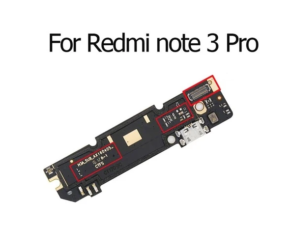 Xiaomi Mi Note 3 / Note 3 Pro Şarj ve Mikrofon Flex ürün görseli 1