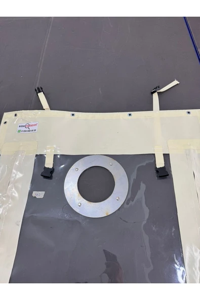 size ne lazım Branda Soba Borusu Aparatı Aynası İç Çap 15cm - 2