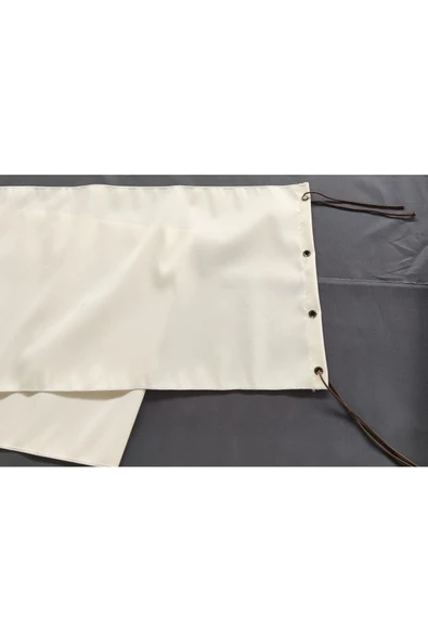 size ne lazım Krem Su Geçirmez Oxford Kumaş Dekoratif Gölgelik 0.5 m X 4 m - Resim 3